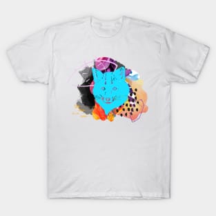 Fox abstract collage T-Shirt